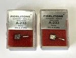 Lot Of Fidelitone A-233 Sapphire Needle 1/3 & 45 Rpm Phonograph Nos. Fixed Price $19.99.