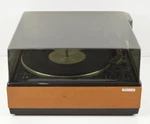 Garrard Syncho Lab 95B Turntable Wood Base Plastic Lid Works But Not 100%. Fixed Price $152.99.