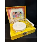 Vintage Jay Portable Children Record Player, Model SP-16 Yellow. Fixed Price $45.00.
