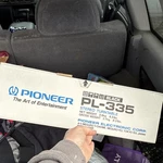 Pioneer PL-335 Black Stereo Turntable Mpn Model With Box. Fixed Price $275.00.