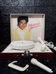 1984 Ertl Michael Jackson Vanity Fair Portable Record Player. Fixed Price $324.95.