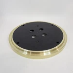 Turntable Platter Gold Color From Nos Onkyo CP-1057F Automatic. Fixed Price $119.99.