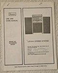Sears Lxi Series Stereo System Record Player, Cd Dual Cassette Manual. Fixed Price $12.90.