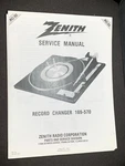 Zenith RC32 169-570 Service Manual Record Changers Photocopy. Fixed Price $19.99.