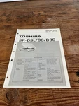 Toshiba SR-D3L/D3/D3C Direct Drive Turntable Original Service Manual. Fixed Price $15.99.