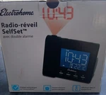 Electrohome Selfset Clock Radio Dual Alarm-projected Time-temp-am/fm New. Fixed Price $37.63.