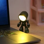 Robot Mini Night Light Adjustable Desktop Lamp Cute Hero Bedside Gift. Fixed Price $16.99.