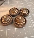 Genuine Onkyo CP-1017A Turntable Parts 4 X Feet Footers With Screws. Fixed Price $24.00.