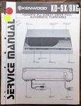 Kenwood KD-9XG Record Player / Turntable Service Manual *original*. Fixed Price $14.97.
