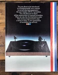 Bic Model 960 980 Record Player / Turntable Dealer Brochure *original*. Fixed Price $24.97.