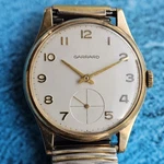 Vintage 9K Solid Gold Garrard Hand-winding Men's Wristwatch 9CT. Fixed Price $806.01.