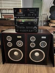 Mitsubishi Mga DA-U620 Integrated Amp, Stereo Receiver, Cassette Deck & Speakers. Fixed Price $799.00.