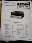 Sanyo Vintage Original Stereo Music System Dxt 5004 Service Manual. Fixed Price $23.45.