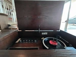 Vintage Stereo Record Player Wood Console Zenith D945. Fixed Price $150.00.