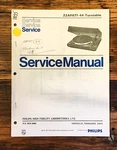 Philips Record Player / Turntable Service Manual *original*. Fixed Price $24.97.
