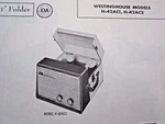 Westinghouse H-42AC1 & H-42AC2 Phonograph Photofact. Fixed Price $6.50.