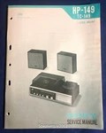 Original Sony HP-149 TC-149 / Stereo Music System Service Manual. Fixed Price $14.95.