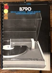 Studer / Revox B790 B-790 Record Player Turntable Service Manual *original*. Fixed Price $69.97.