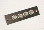 Vintage Realistic STA-80 Receiver Amp Oem Antenna & Ground Screw Downs Board. Fixed Price $6.99.