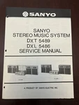 Sanyo DXT-5489 DXL-5486 Stereo Turntable Record Player Service Manual Vintage. Fixed Price $24.99.