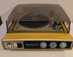 Vintage General Electric 8-6550 P380D Yellow Record Player Turntable.... Fixed Price $89.99.