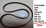 Turntable Fits Hitachi 8 PS-10 PS-12 PS-14, And 15 (1 New Belt). Fixed Price $14.00.
