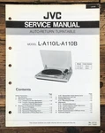 Jvc L-A110B Record Player / Turntable Service Manual *original*. Fixed Price $19.97.