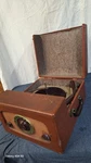 Vintage Artone Portable Record Player & Tube Radio Antique Turntable Works. Fixed Price $100.00.