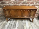 Vintage Blaupunkt Oak Stereo Console Hi-fi Turntable Mid Century Mcm Cabinet. Fixed Price $300.00.