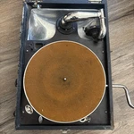 Antique Portable Victor Victrola 35 Phonograph Talking Machine W/handle Suitcase. Fixed Price $40.00.