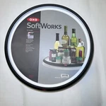 Oxo Softworks 16 Turntables - New Black/white Lazy Susan. Fixed Price $24.99.