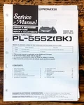 Pioneer PL-555Z Record Player / Turntable Service Manual *original*. Fixed Price $14.97.