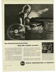 1946 Victor Victrola Radio Phonograph Chippendale Floor Cabinet Print. Fixed Price $13.95.