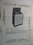 1950'S Sams Photofact Capehart Model 52PH56B, (ch. CA-241) 53PH56B, Bis. Fixed Price $7.99.