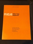 Rca Video Tape Equipment Broadcast Systems Cartridge Reel Recorders Vtg Pb Bk. Fixed Price $128.01.