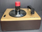 Vntg Record Player Rca Ey Early Model Turns On Spins Bakelite 45-J-2. Fixed Price $149.99.