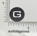 Garrard Round Badge Logo For Turntable Dust Cover - Custom Aluminum Self Stick. Fixed Price $8.95.