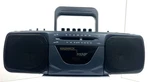 Vtg 1990S Magnavox Portable Stereo Boombox Radio Cassette Player W/ Power Cord. Fixed Price $29.99.