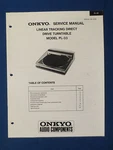 Onkyo PL-33 Turntable Service Manual Factory Original The Real Thing. Fixed Price $13.41.