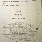 Lsi Lear Siegler Rotary Actuator 21185-000 Service Parts Manual. Fixed Price $82.94.