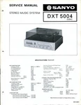 Vintage Sanyo Model DXT-5004 Stereo Music System Service Manual. Fixed Price $23.72.