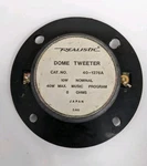Realistic Radio Shack Tweeter No. 40-1276B 8 Ohms Tested Working. Fixed Price $21.95.