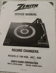Zenith RC-12 169-466 169-467 169-468 Turntable Service Manual Photocopy. Fixed Price $19.99.