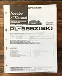 Pioneer PL-555Z Record Player / Turntable Service Manual *original*. Fixed Price $24.97.