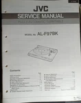 Jvc AL-F97BK Turntable Service Manual Original. Fixed Price $29.99.