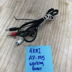 Akai AP-M5 Turntable Parts Audi Output Rca, 3.5MM & Ground. Fixed Price $30.00.