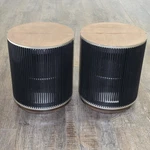 Vintage Panasonic Speakers SB-84 Barrel Round Bookshelf Mcm Made Japan Rare. Fixed Price $89.95.