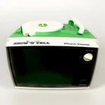 Show Tell Phono Viewer Slide Record Player Bright Green A635E 60 Toy Vtg Ge. Fixed Price $69.00.