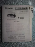Sharp SG-231 Service Manual Original Repair Book Stereo Turntable Radio Tuner. Fixed Price $27.50.