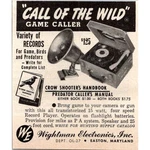 Wightman Electronics Inc. Call Of The Wild Easton Md 1966 Magazine Ad SAH3-M1. Fixed Price $13.50.
